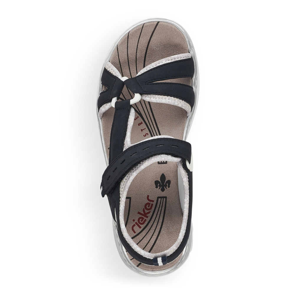 detail Dámské sandály RIEKER RIE-10201327-S2 modrá