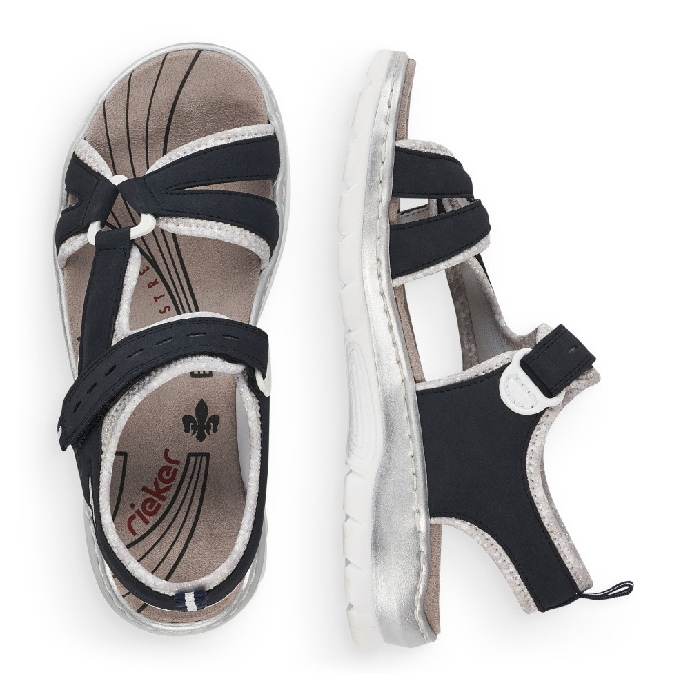 detail Dámské sandály RIEKER RIE-10201327-S2 modrá