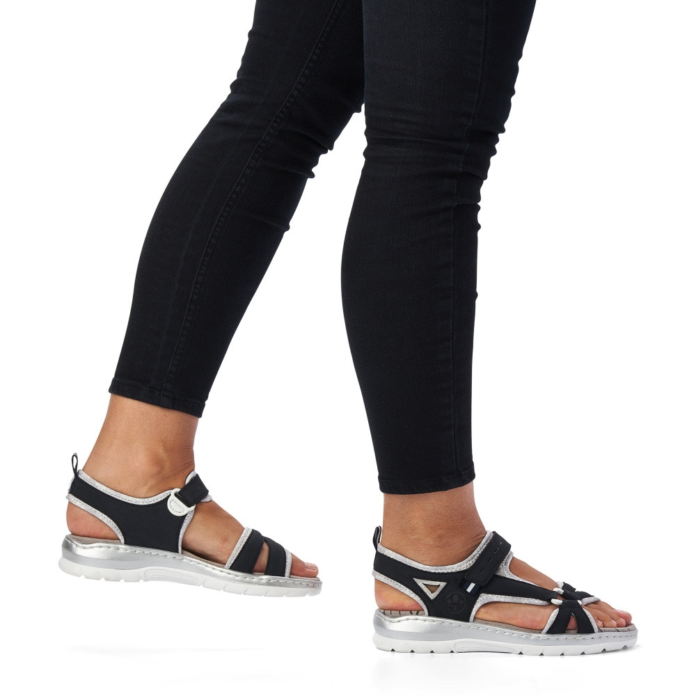 detail Dámské sandály RIEKER RIE-10201327-S2 modrá