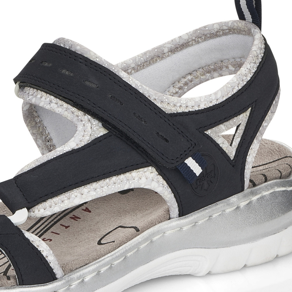 detail Dámské sandály RIEKER RIE-10201327-S2 modrá