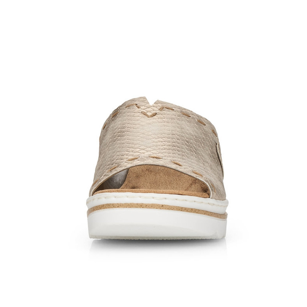 detail Dámské nazouváky RIEKER RIE-10201332-S2 béžová