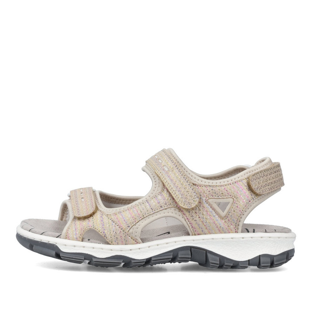 detail Dámské sandály RIEKER RIE-10201348-S2 béžová