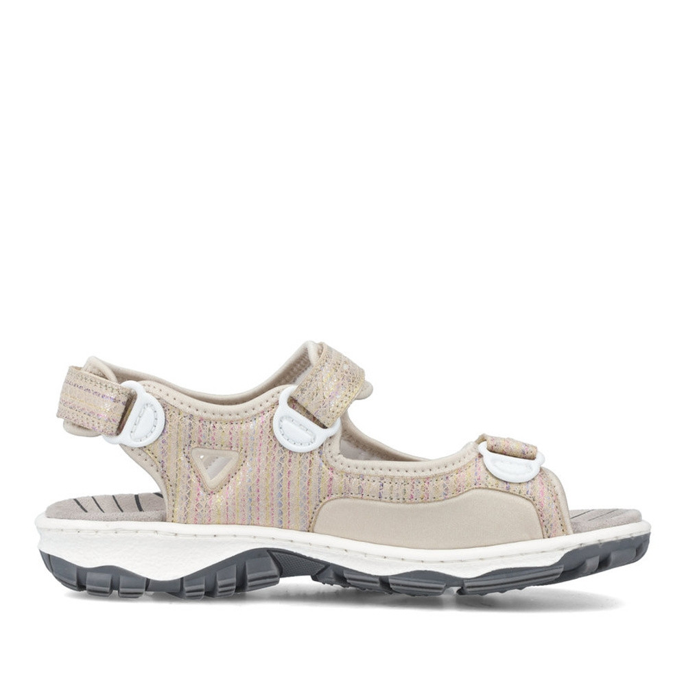 detail Dámské sandály RIEKER RIE-10201348-S2 béžová