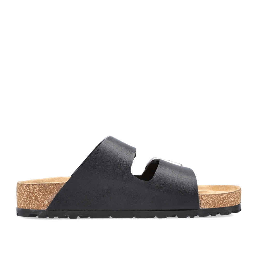 detail Dámské nazouváky RIEKER 69384-00 černá S2