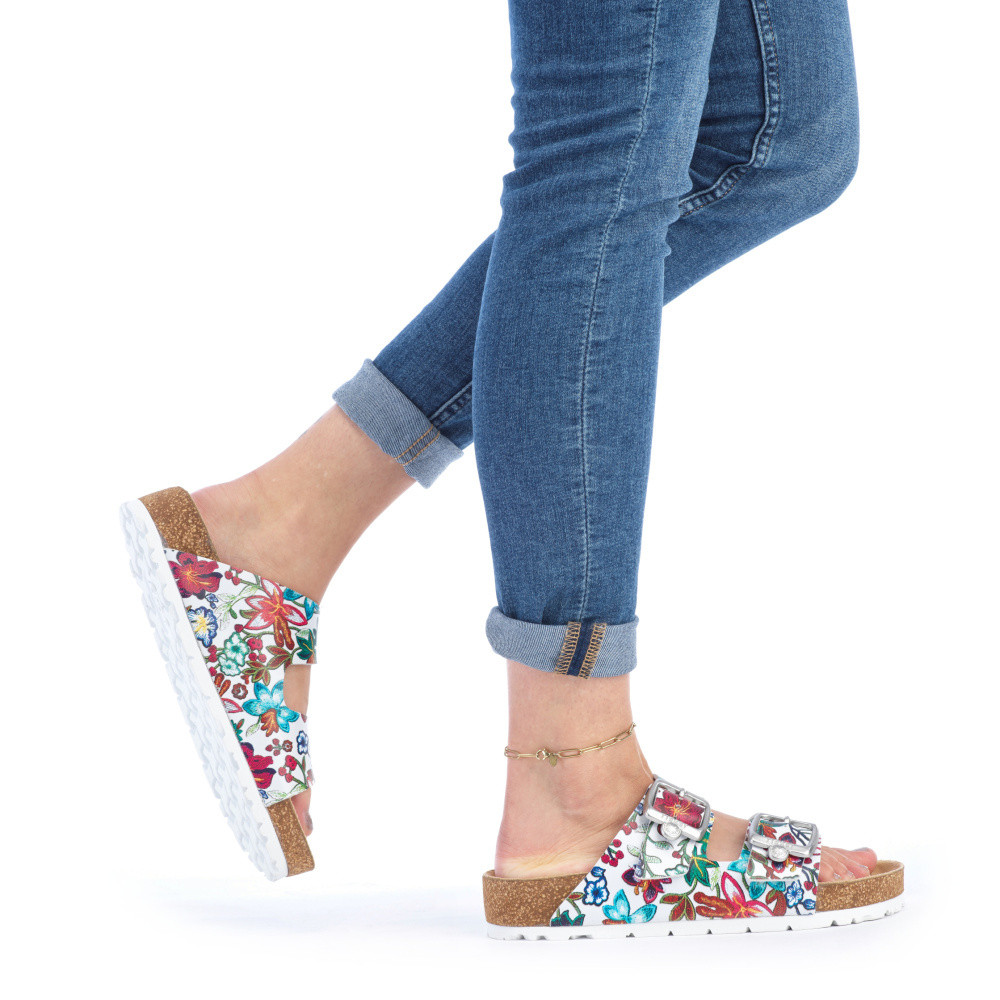 detail Dámské nazouváky RIEKER RIE-10201353-S2 multicolor