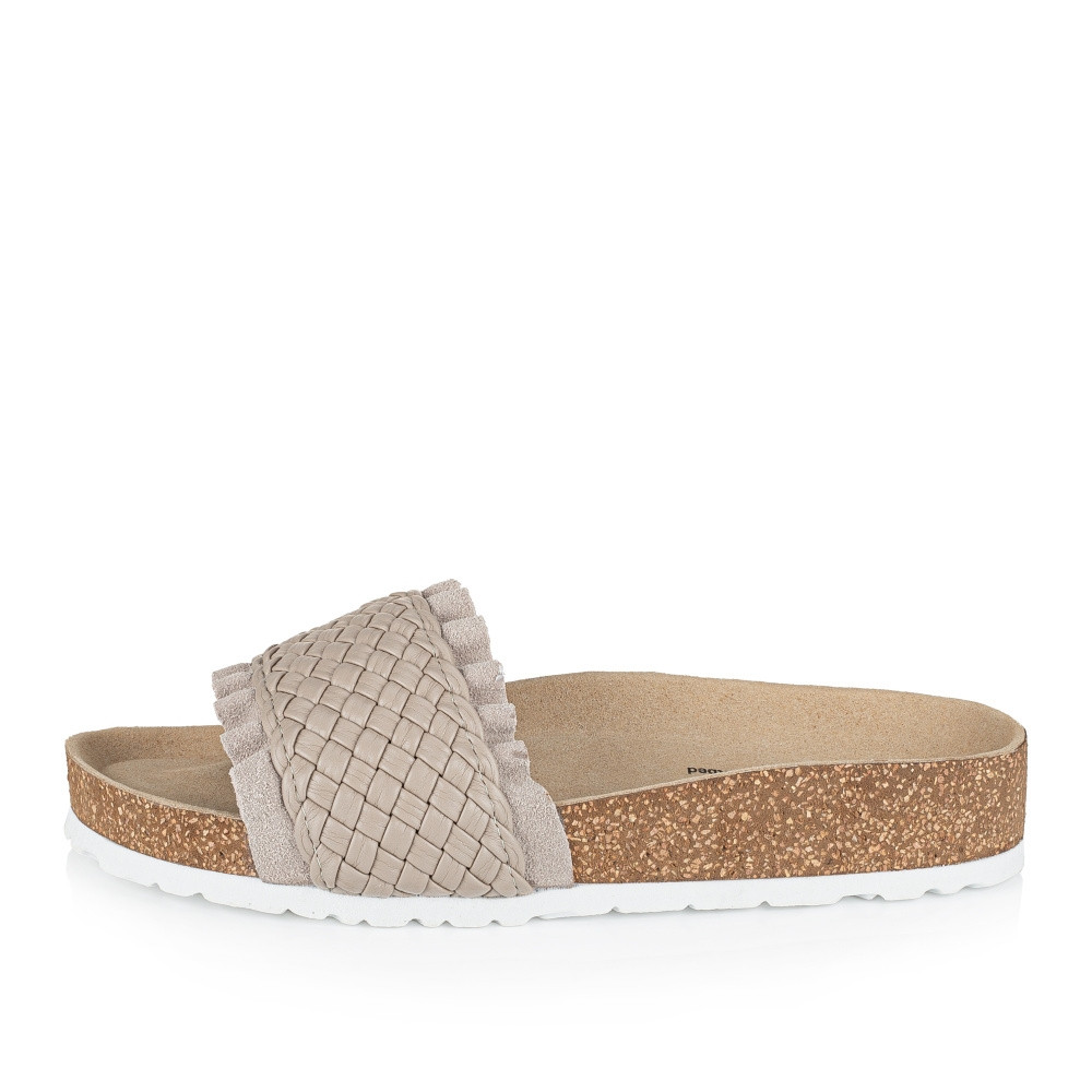 detail Dámské nazouváky RIEKER RIE-10201354-S2 béžová