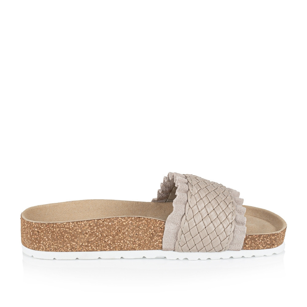 detail Dámské nazouváky RIEKER RIE-10201354-S2 béžová