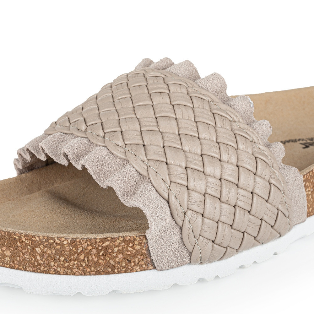 detail Dámské nazouváky RIEKER RIE-10201354-S2 béžová