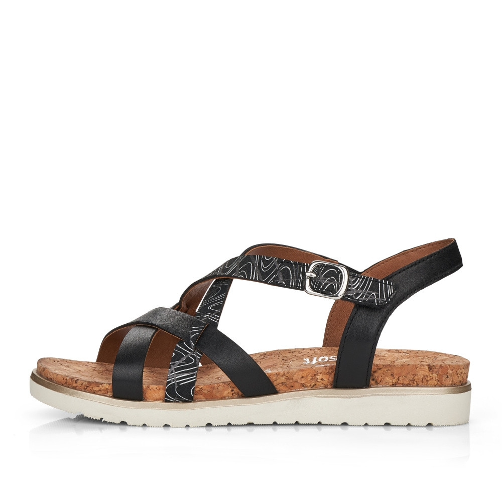 detail Dámské sandály REMONTE RIE-10201363-S2 černá