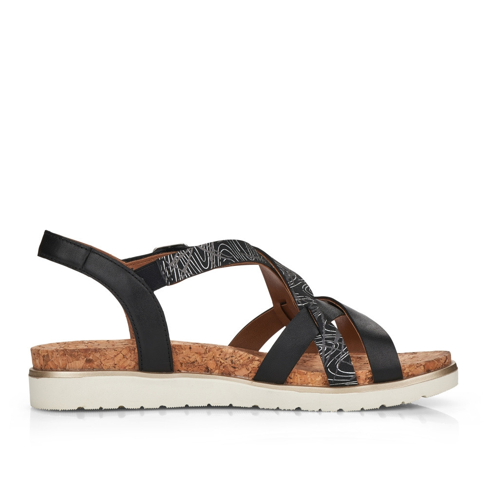 detail Dámské sandály REMONTE RIE-10201363-S2 černá