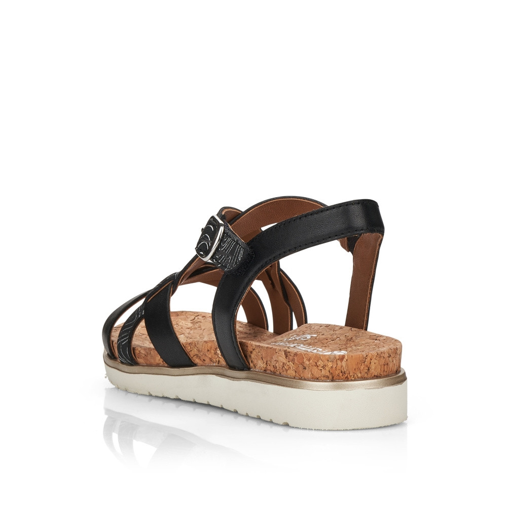 detail Dámské sandály REMONTE RIE-10201363-S2 černá