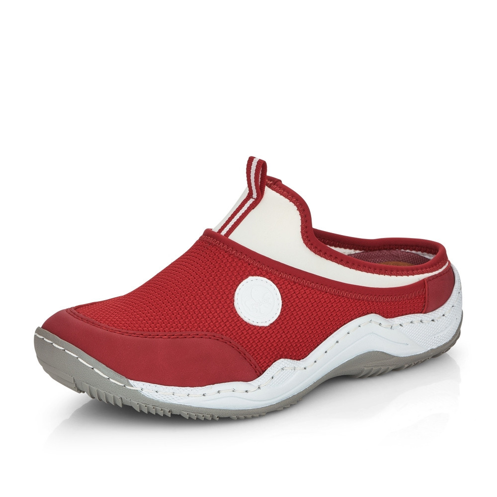 detail Dámské nazouváky RIEKER RIE-10201373-S2 červená