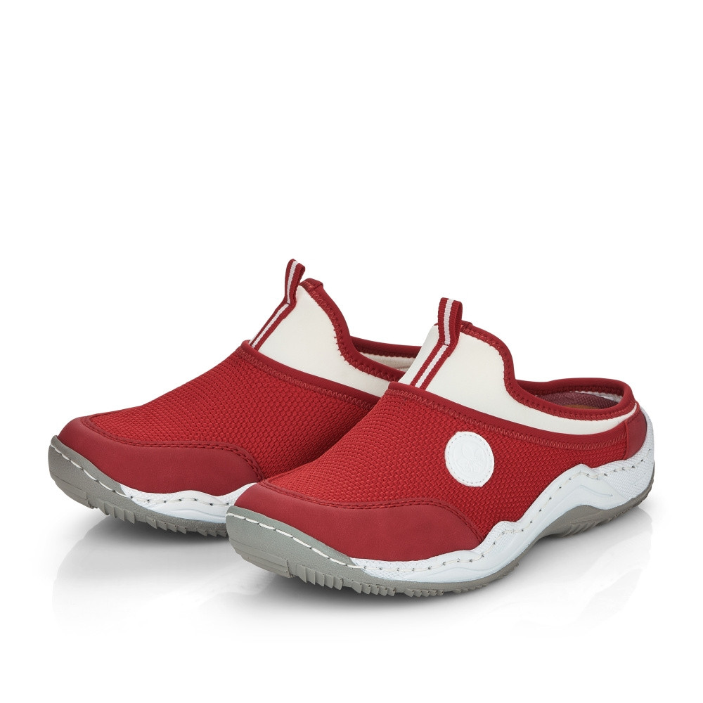 detail Dámské nazouváky RIEKER RIE-10201373-S2 červená