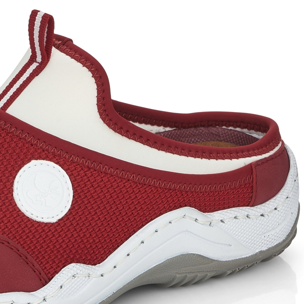 detail Dámské nazouváky RIEKER RIE-10201373-S2 červená