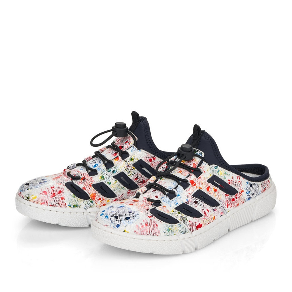 detail Dámské nazouváky RIEKER N1752-90 multicolor S2
