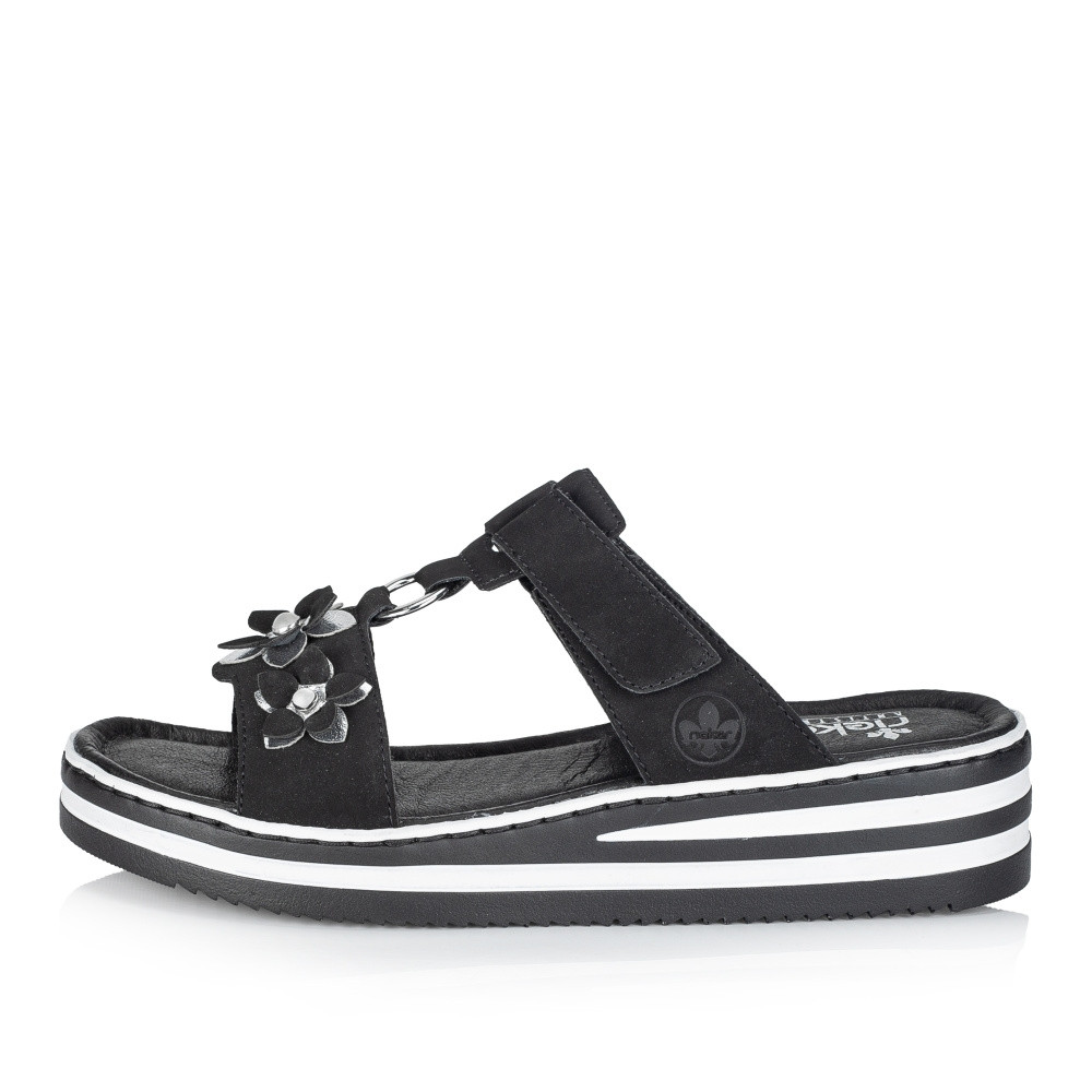 detail Dámské nazouváky RIEKER RIE-10201394-S2 černá