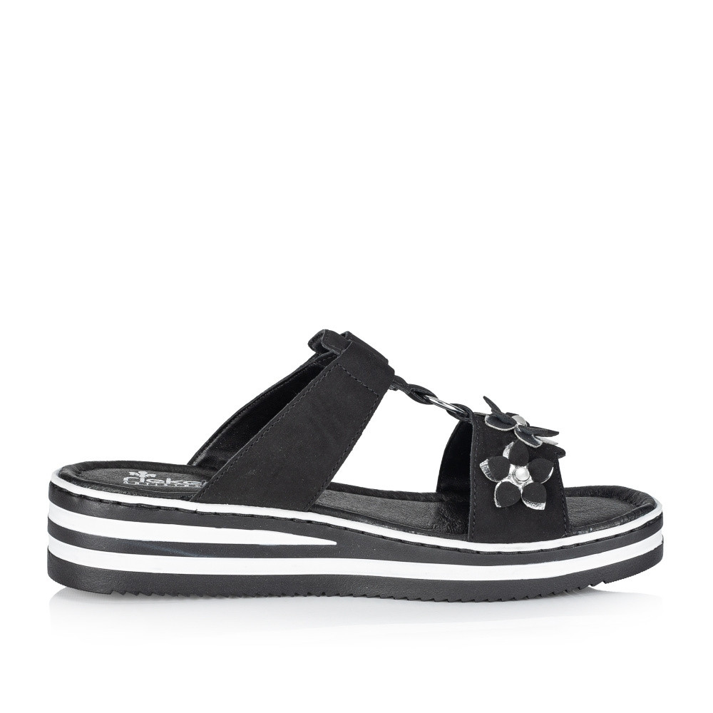 detail Dámské nazouváky RIEKER RIE-10201394-S2 černá