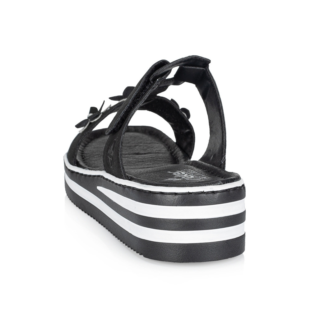 detail Dámské nazouváky RIEKER RIE-10201394-S2 černá