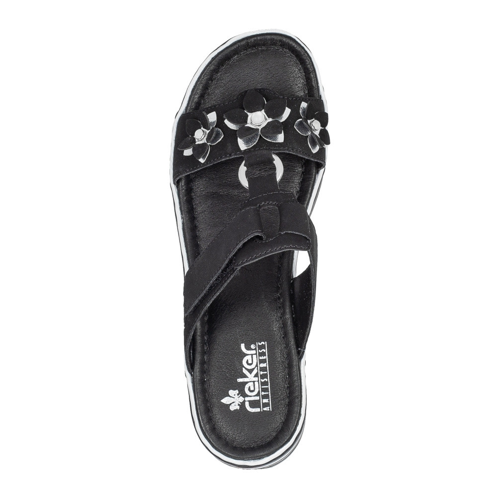 detail Dámské nazouváky RIEKER RIE-10201394-S2 černá