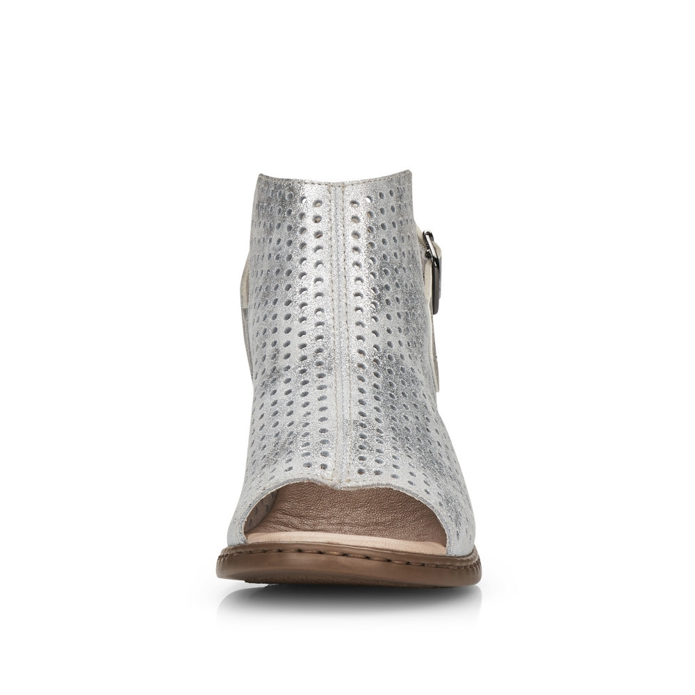 detail Dámské sandály RIEKER RIE-10201402-S2 stříbrná