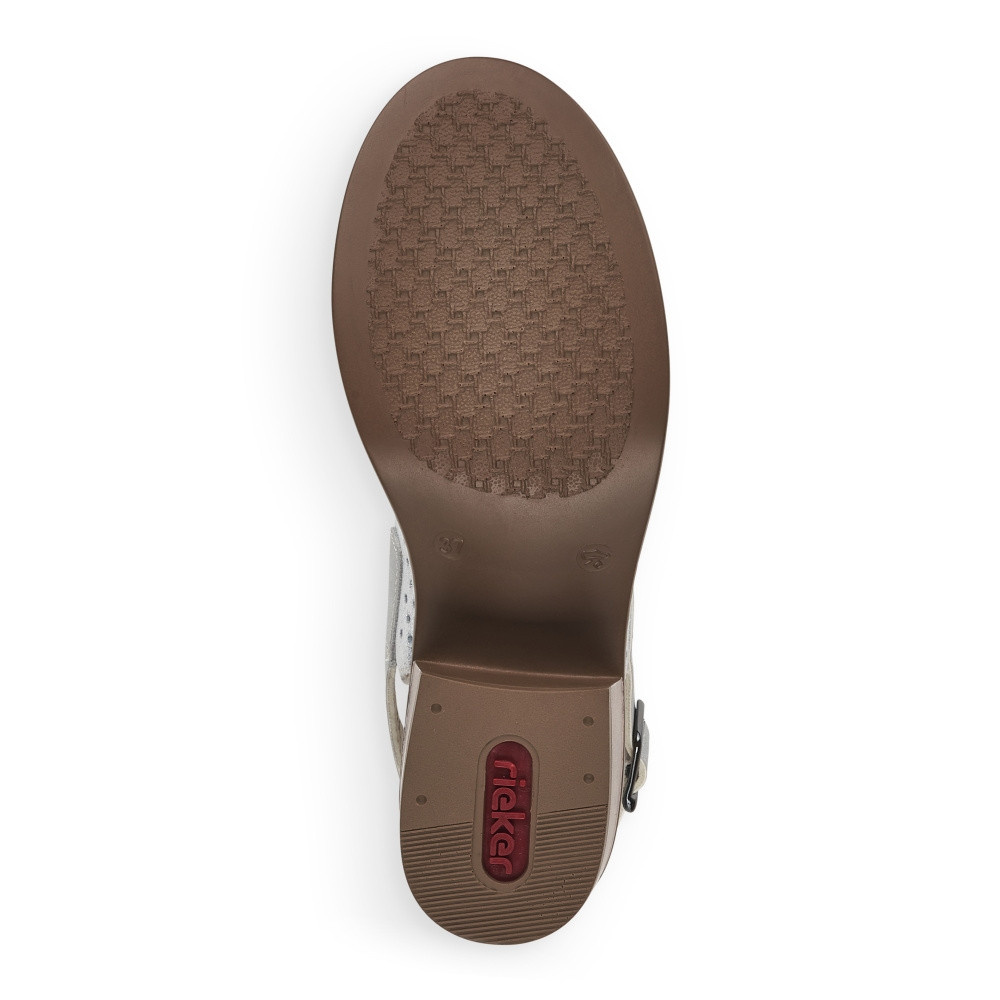 detail Dámské sandály RIEKER RIE-10201402-S2 stříbrná