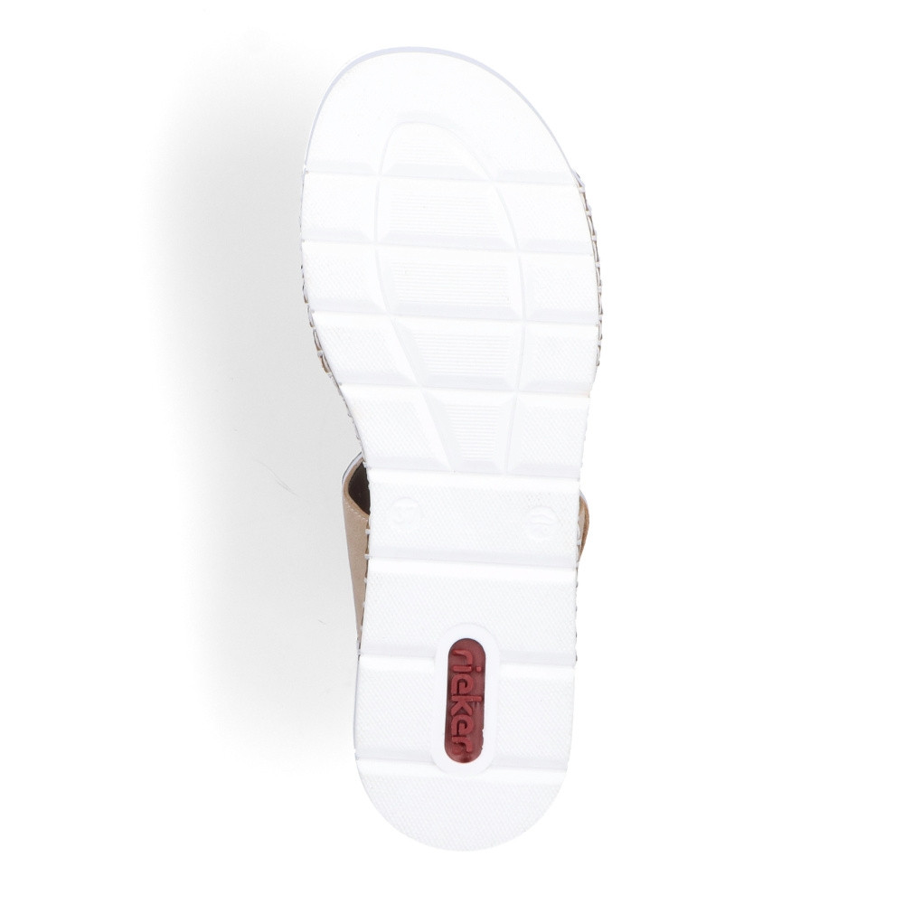 detail Dámske šľapky RIEKER V1243-60 béžová S5