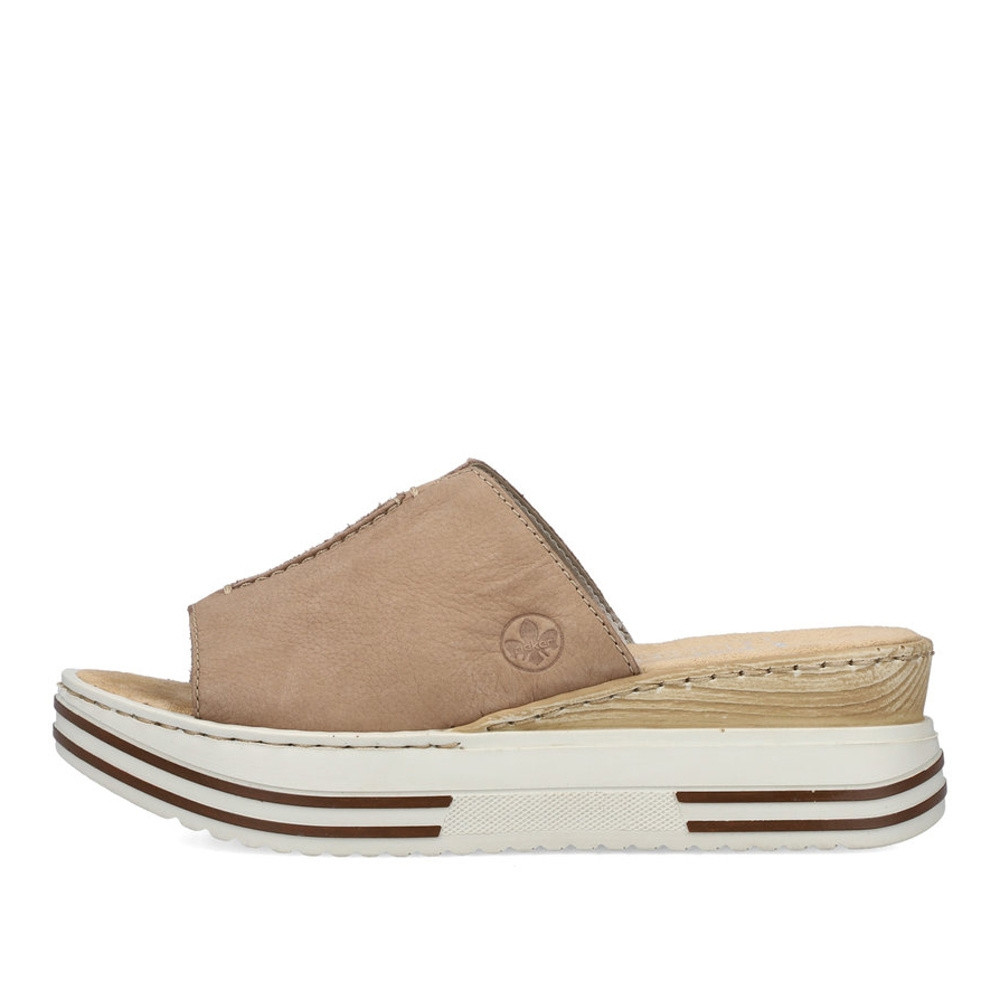 detail Dámské nazouváky RIEKER RIE-10201416-S3 béžová