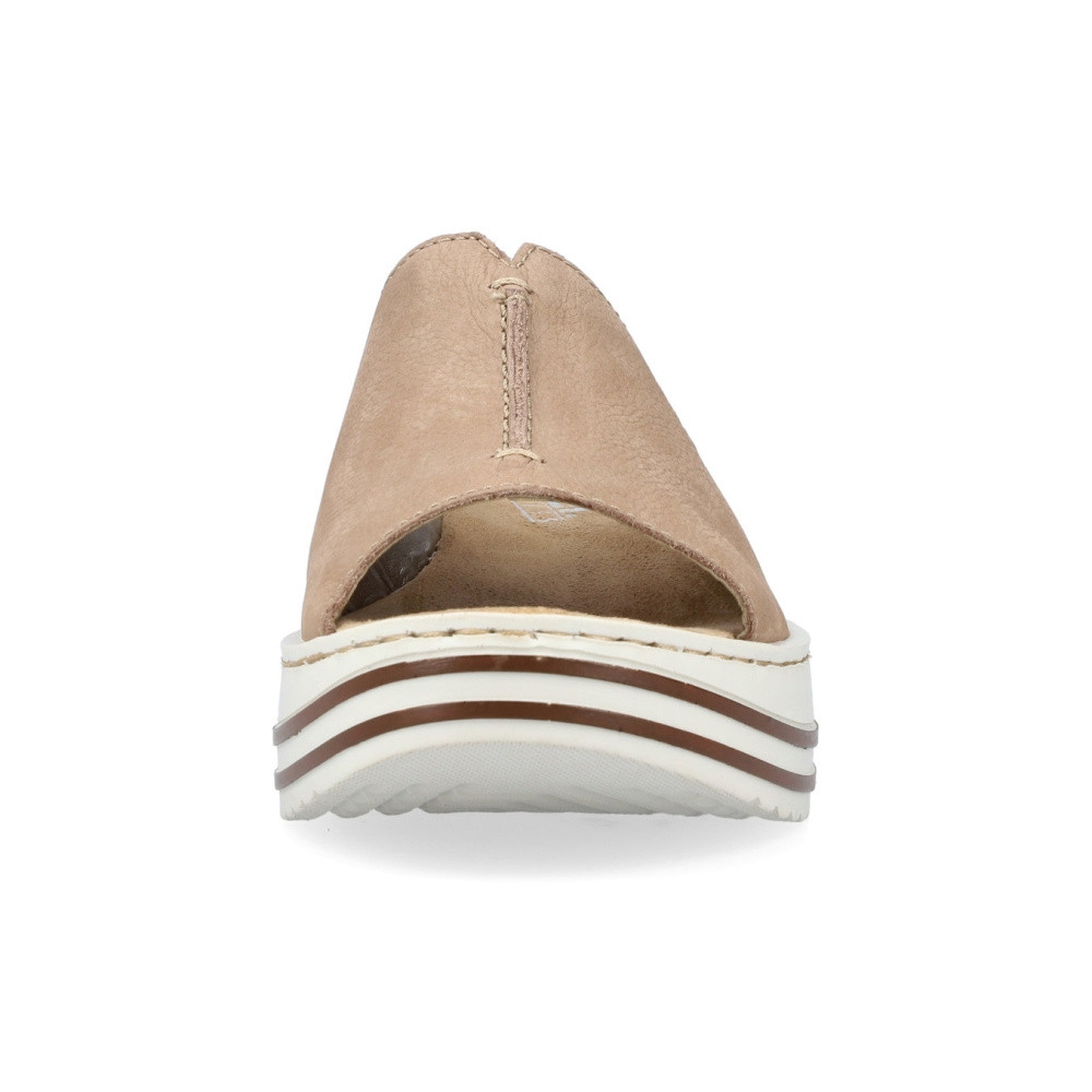 detail Dámské nazouváky RIEKER RIE-10201416-S3 béžová