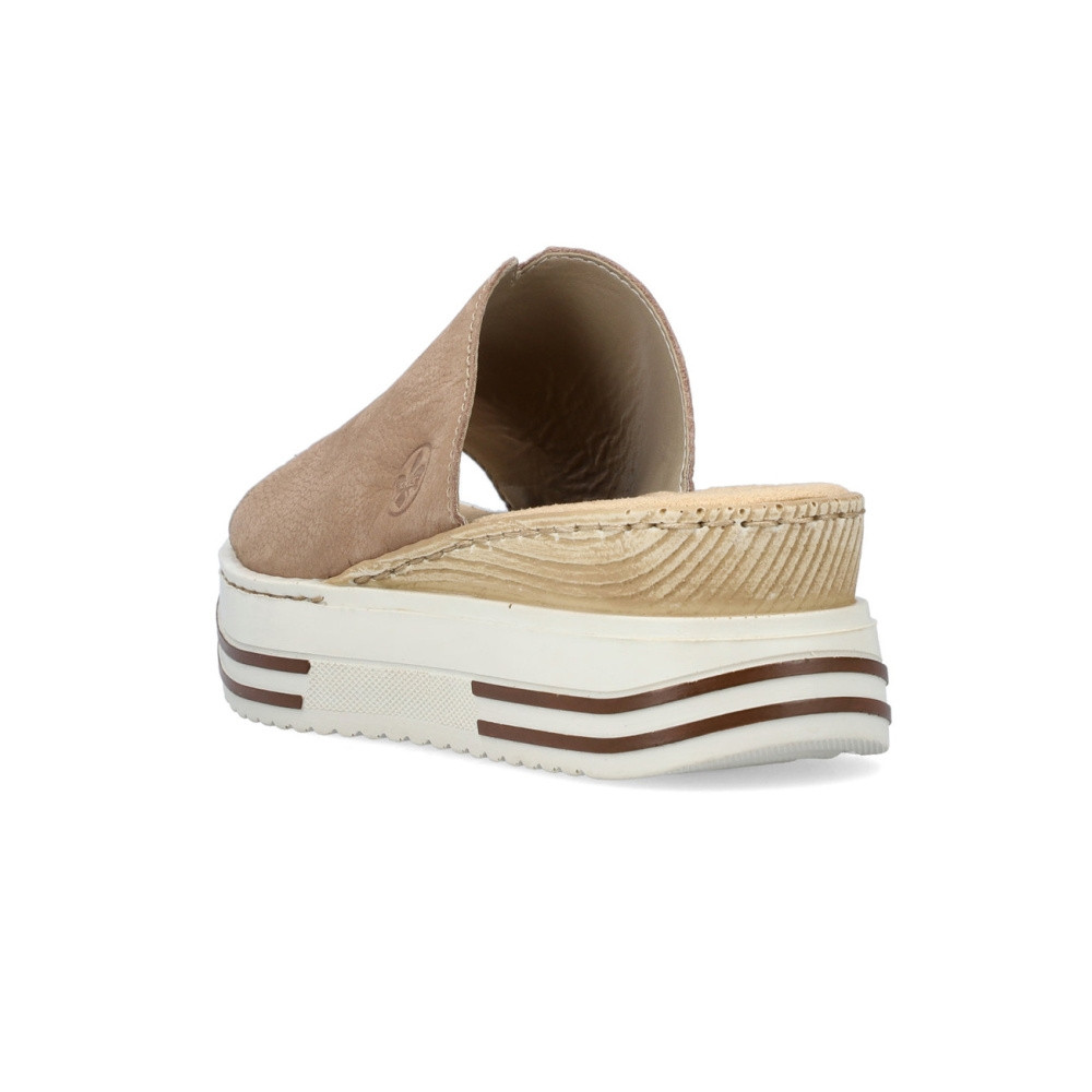 detail Dámské nazouváky RIEKER RIE-10201416-S3 béžová