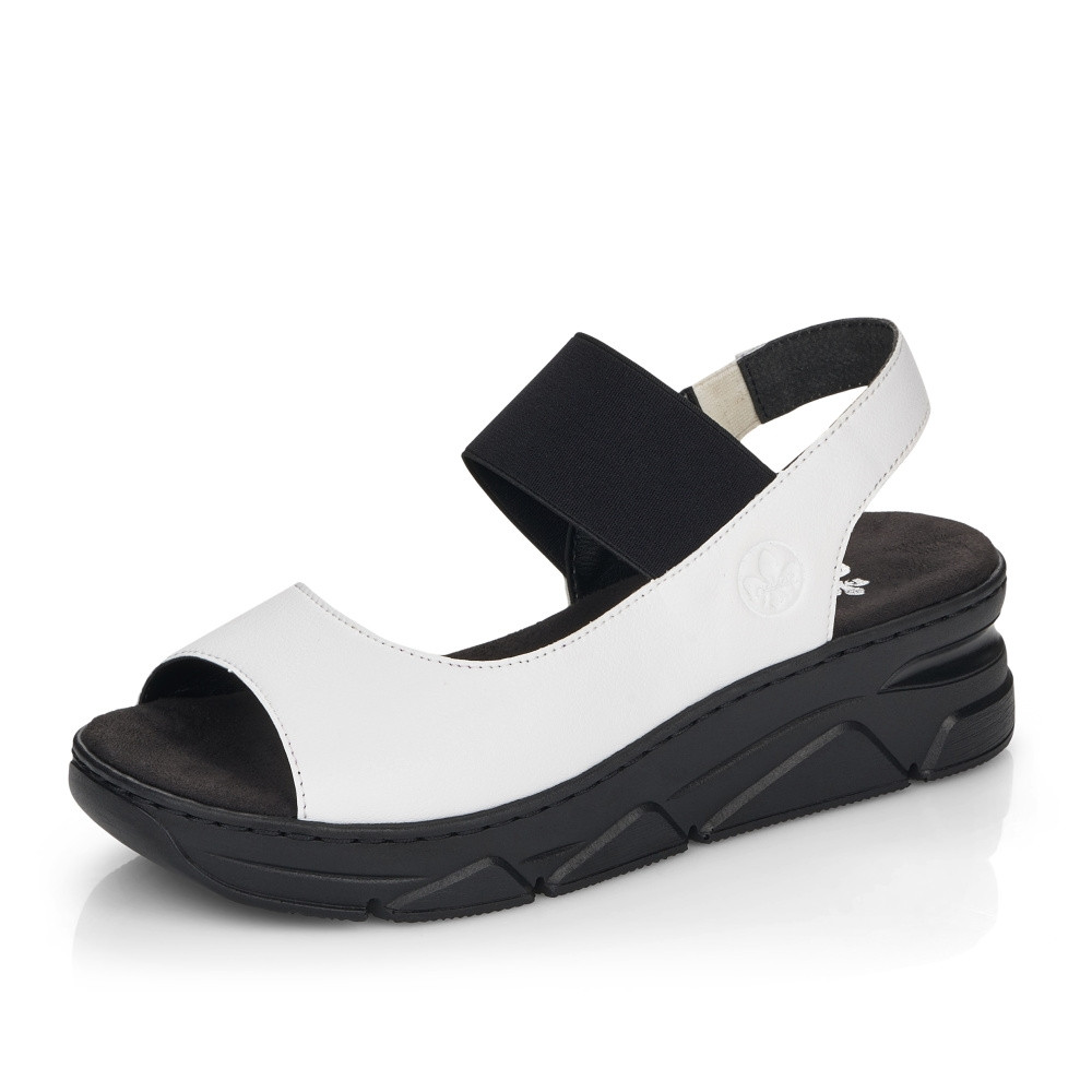 detail Dámské sandály RIEKER RIE-10201417-S2 bílá