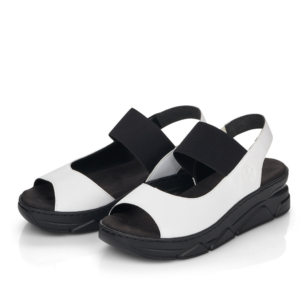 detail Dámské sandály RIEKER RIE-10201417-S2 bílá