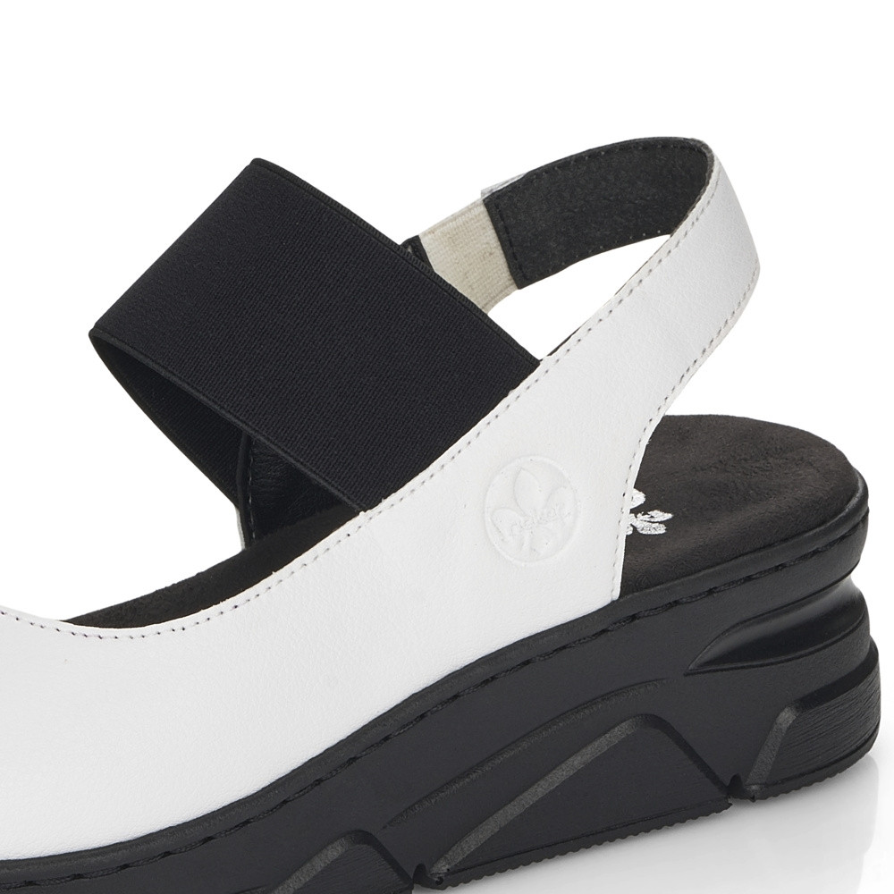 detail Dámské sandály RIEKER RIE-10201417-S2 bílá