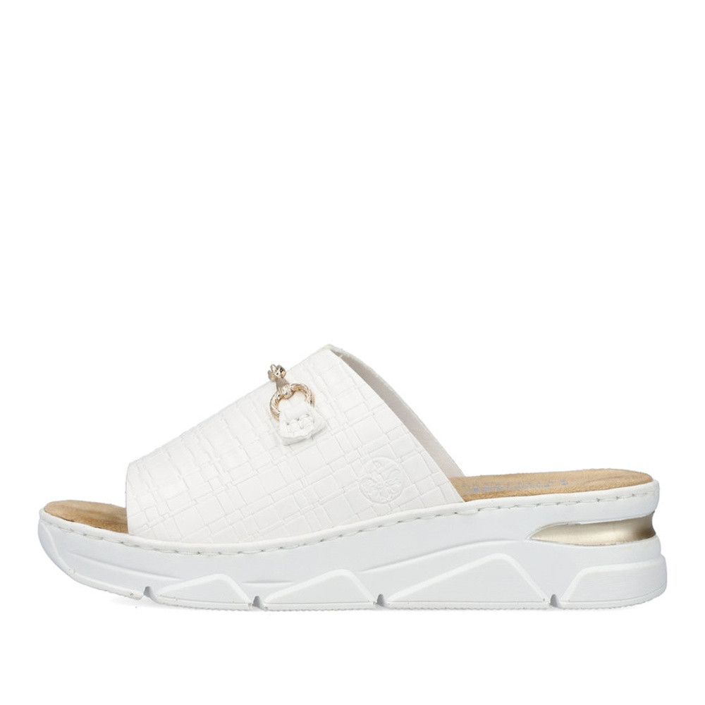 detail Dámské nazouváky RIEKER RIE-10201419-S2 bílá