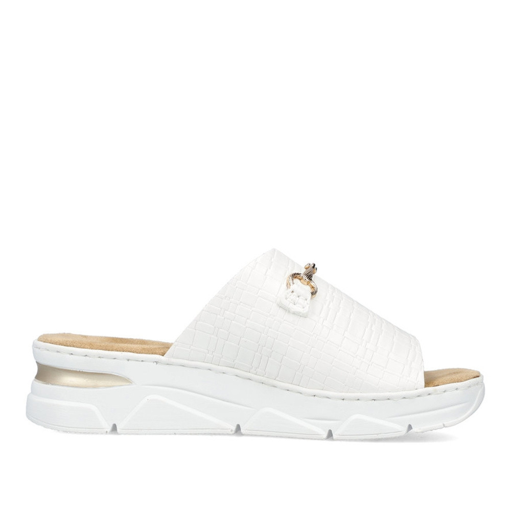 detail Dámské nazouváky RIEKER RIE-10201419-S2 bílá