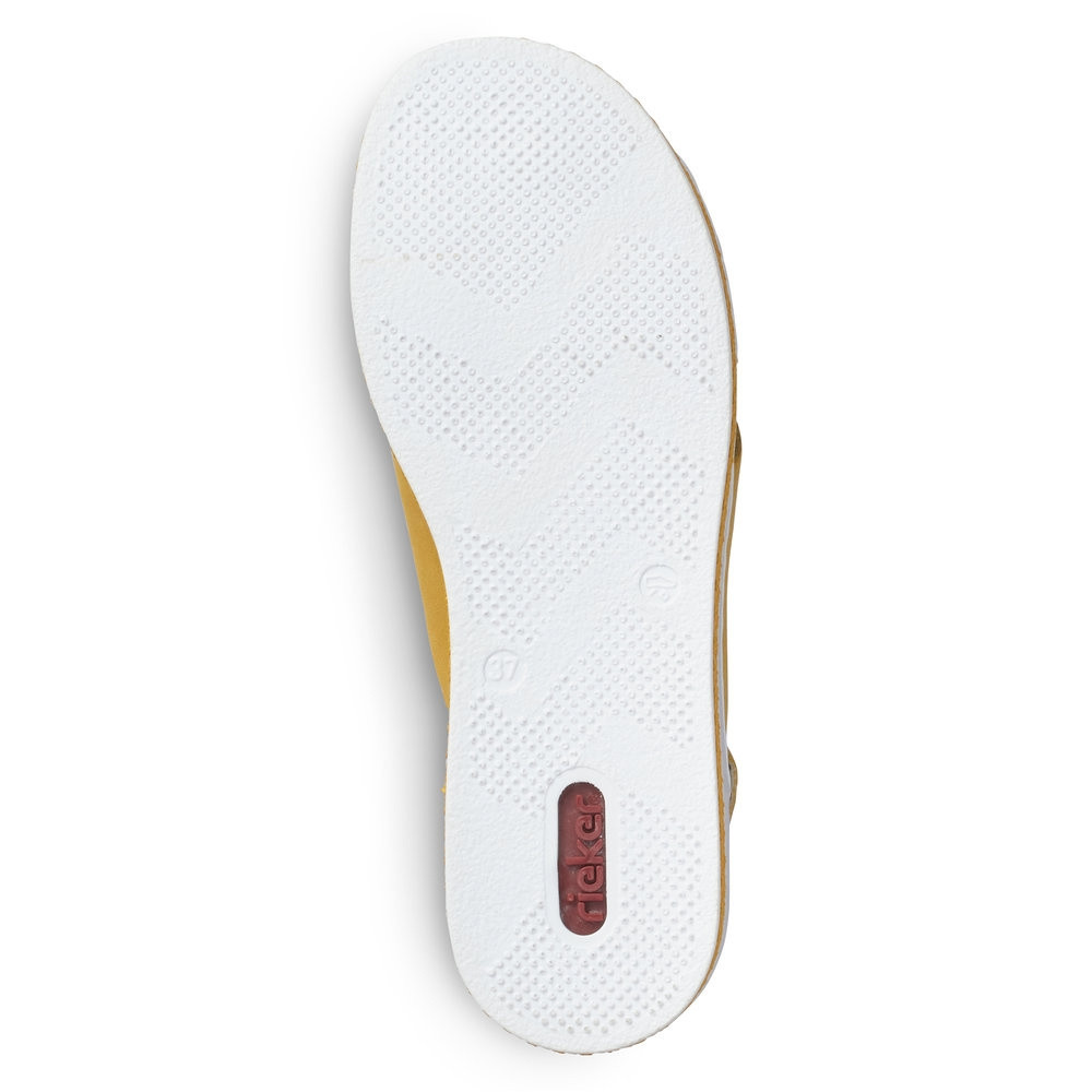 detail Dámské sandály RIEKER RIE-10201434-S2 žlutá