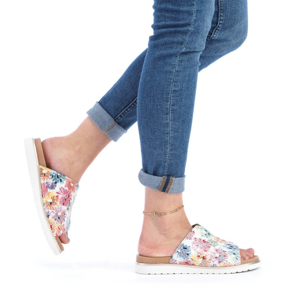 detail Dámské nazouváky RIEKER RIE-10201436-S2 multicolor