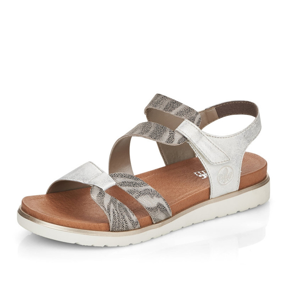 detail Dámské sandály RIEKER RIE-10201437-S2 bílá