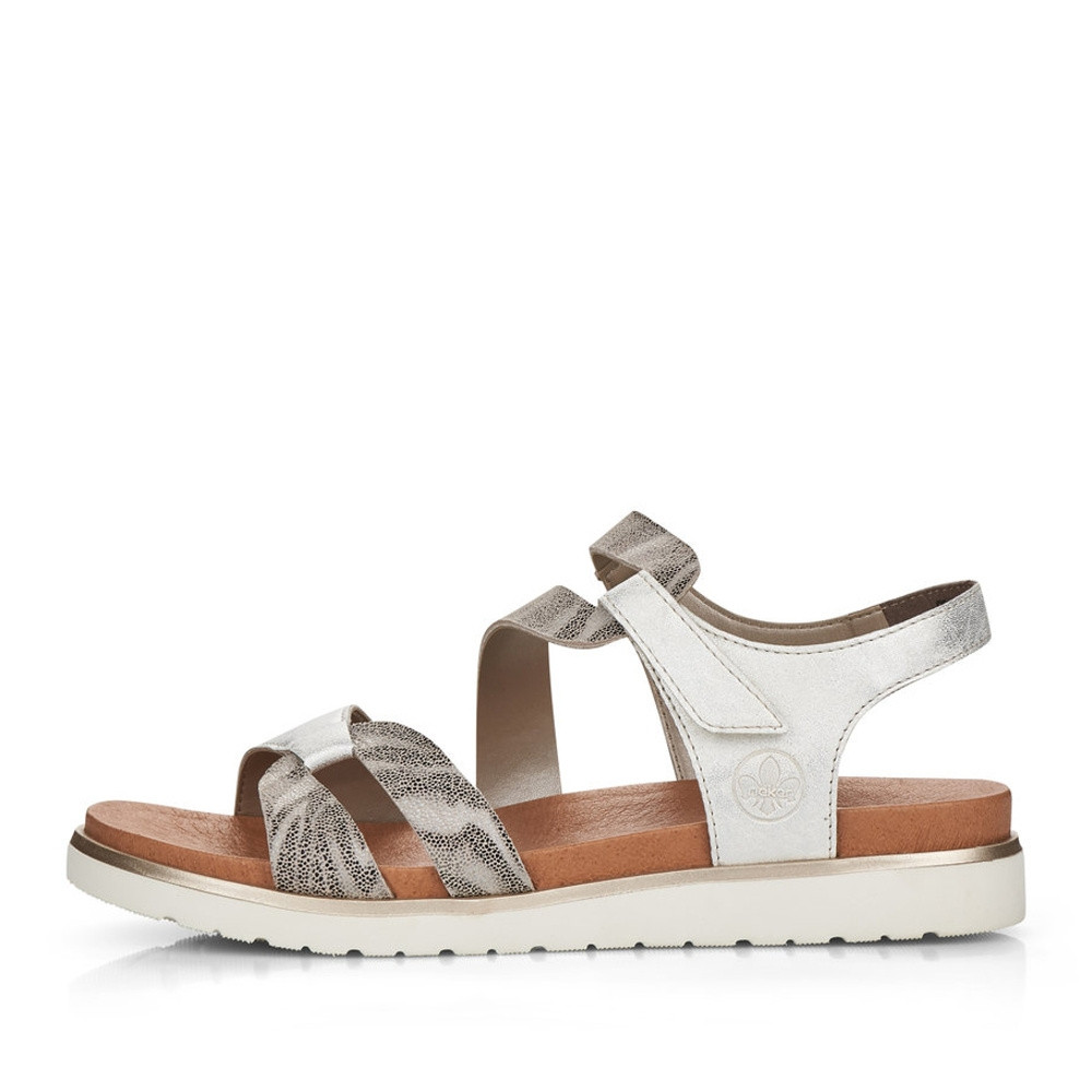 detail Dámské sandály RIEKER RIE-10201437-S2 bílá