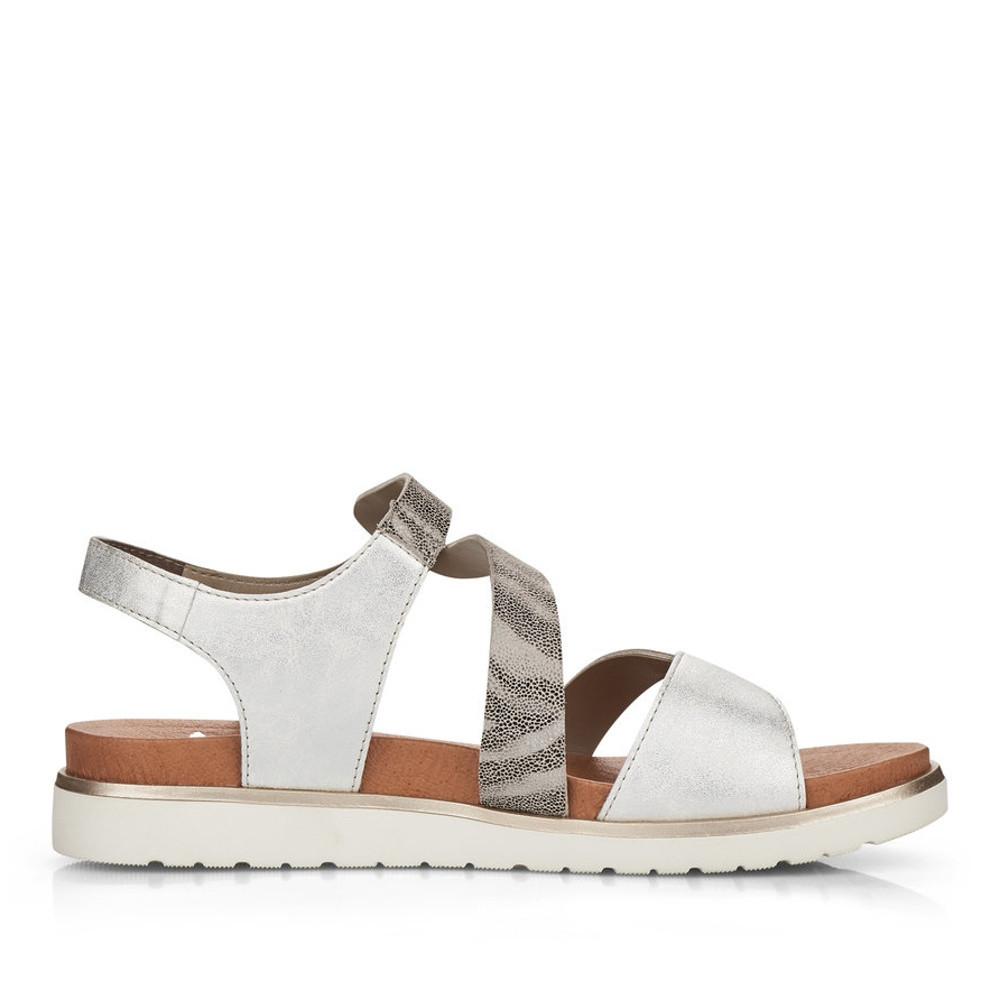 detail Dámské sandály RIEKER RIE-10201437-S2 bílá