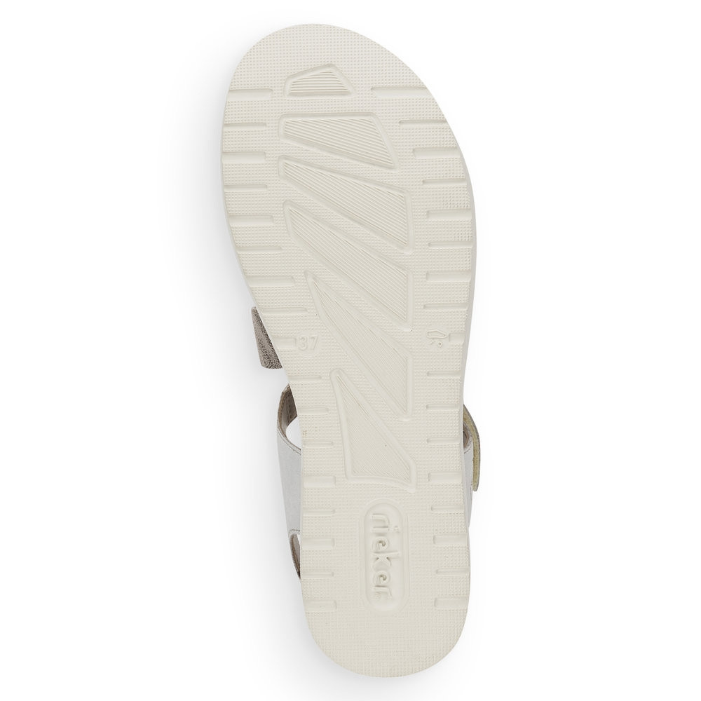 detail Dámské sandály RIEKER RIE-10201437-S2 bílá