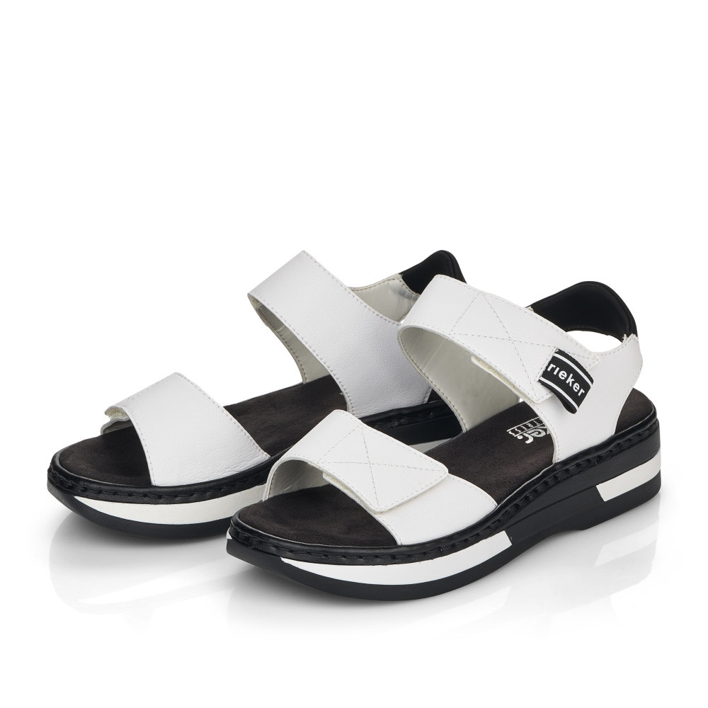 detail Dámské sandály RIEKER V5920-80 bílá S4