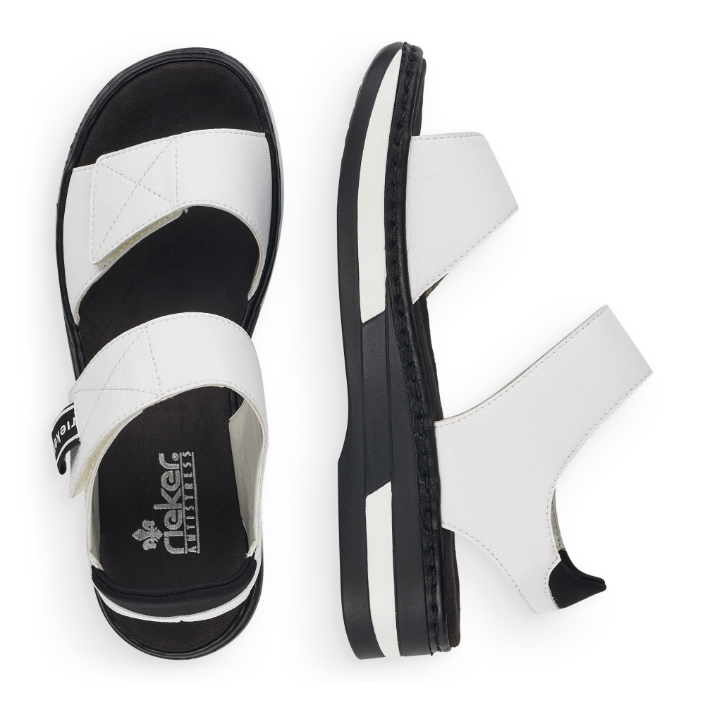 detail Dámské sandály RIEKER V5920-80 bílá S4