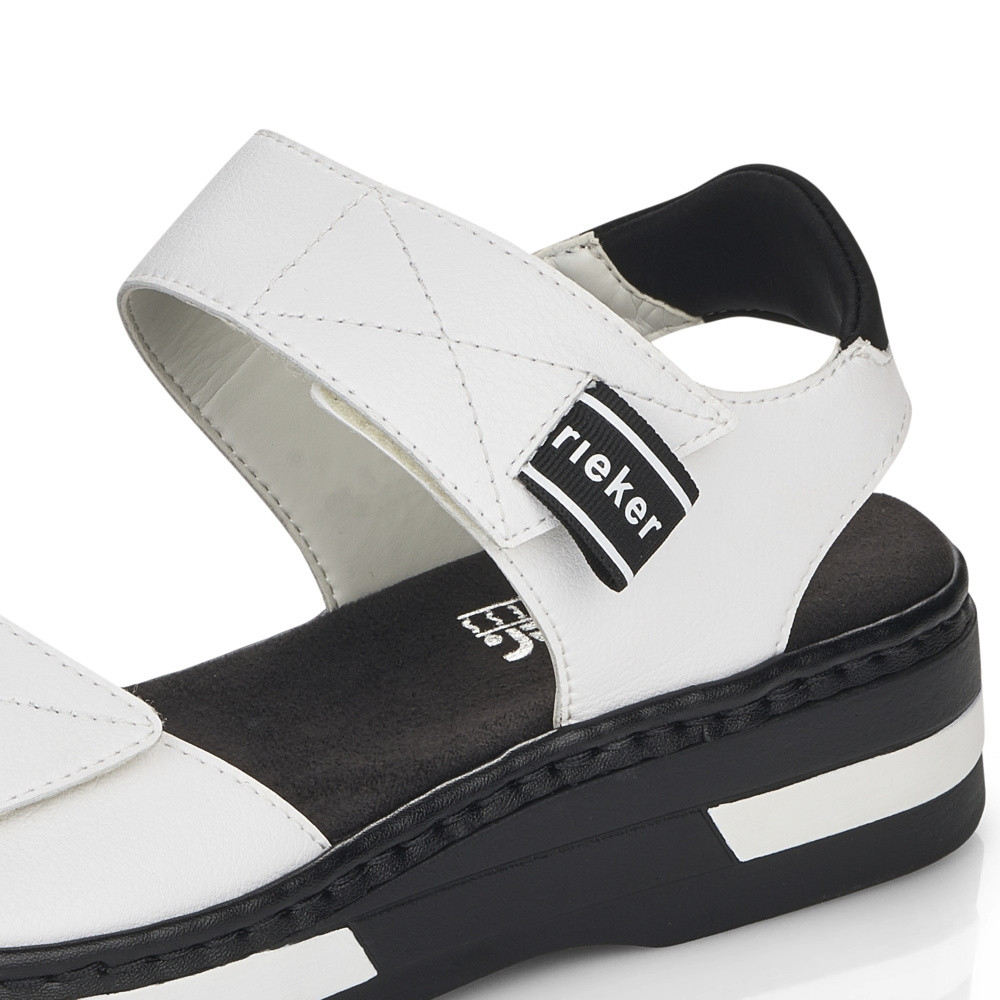 detail Dámské sandály RIEKER V5920-80 bílá S4