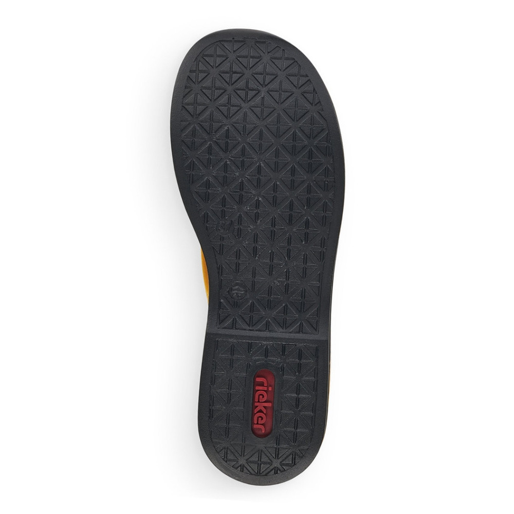 detail Dámské sandály RIEKER V59B5-68 žlutá S4