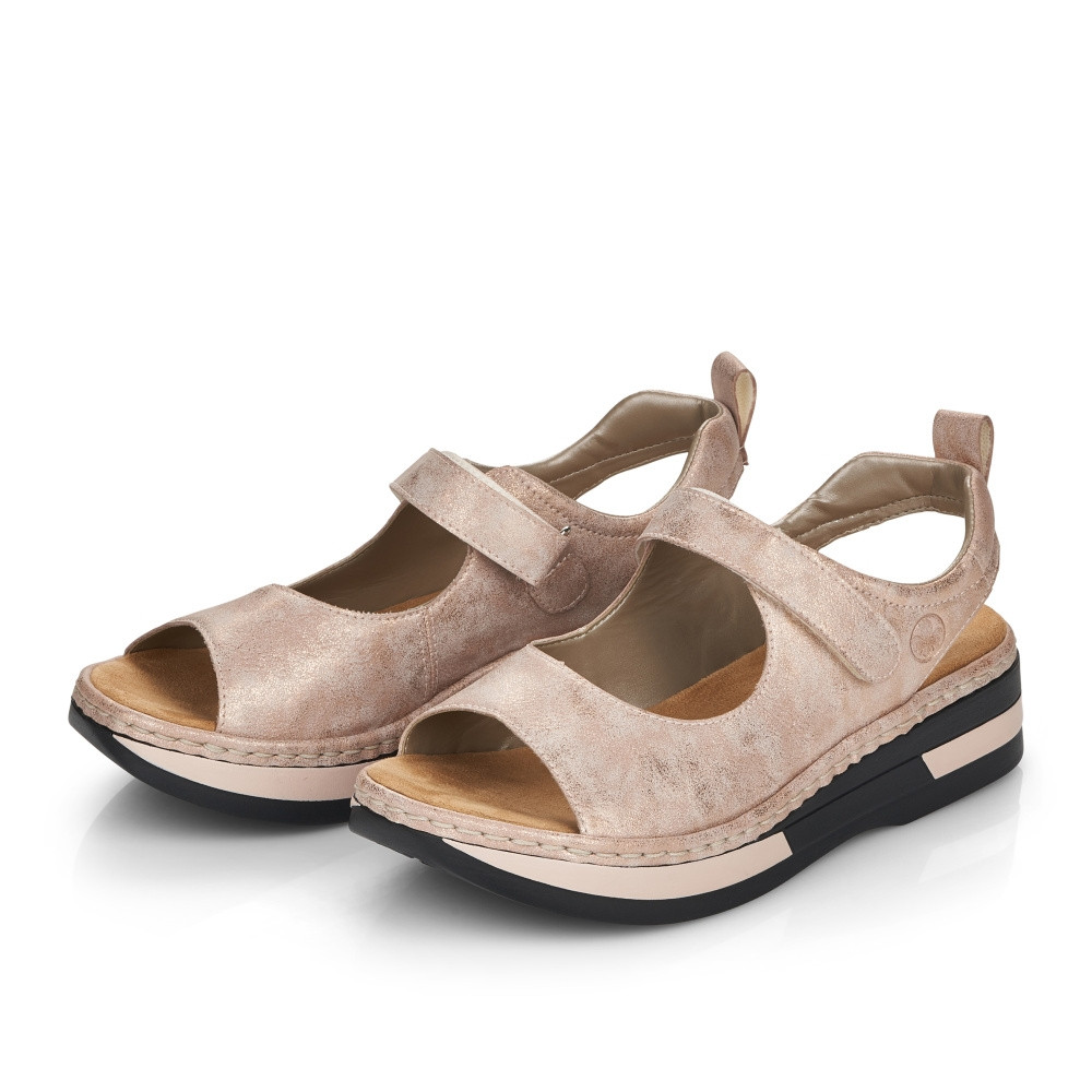 detail Dámské sandály RIEKER V59Q4-31 růžová S2