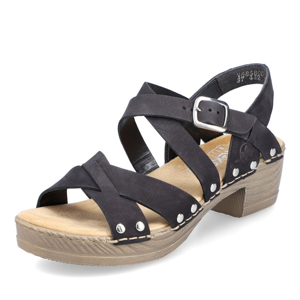 detail Dámské sandály RIEKER RIE-10201448-S2 černá