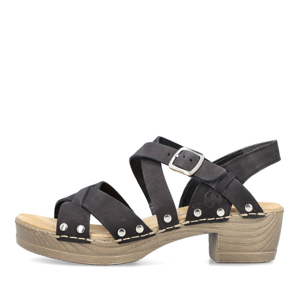 detail Dámské sandály RIEKER RIE-10201448-S2 černá