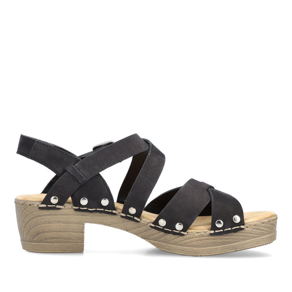 detail Dámské sandály RIEKER RIE-10201448-S2 černá