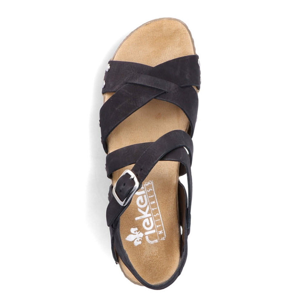 detail Dámské sandály RIEKER RIE-10201448-S2 černá