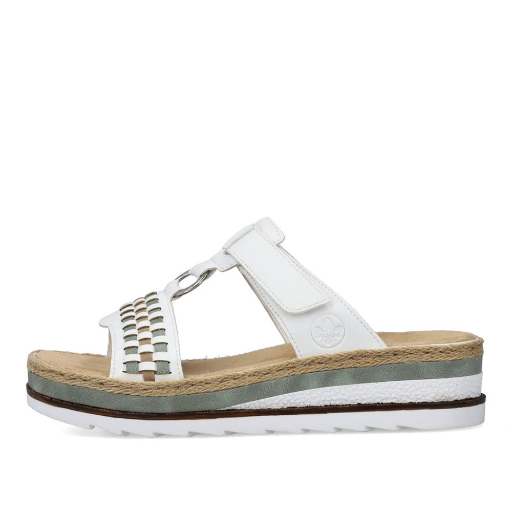 detail Dámské nazouváky RIEKER RIE-10201454-S2 bílá